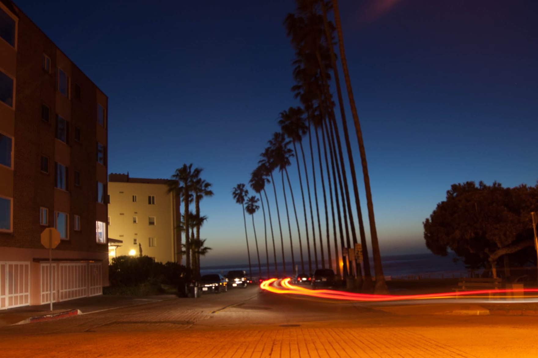 A street in the town of La Jolla, CA