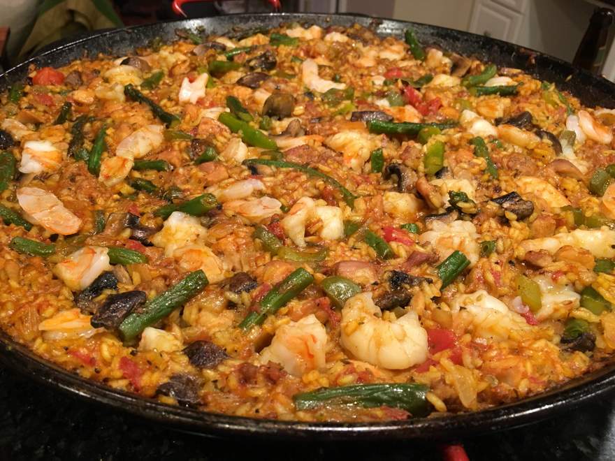 First paella of the season