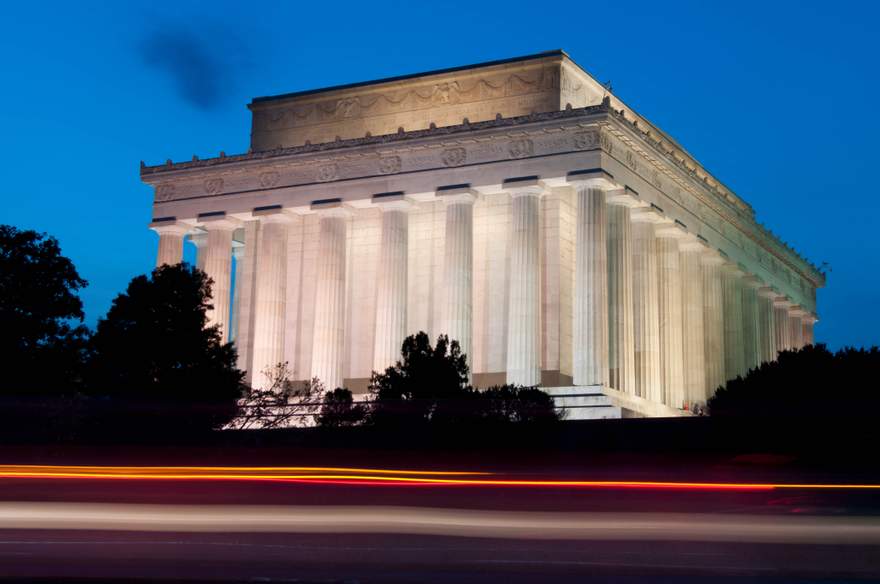 The Lincoln Memorial at Night